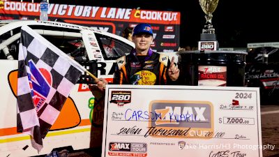 Carson Kvapil Reacts After Getting Back To CARS Tour Victory Lane At South Boston