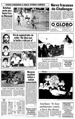 Página 1 - Edição de 06 de Fevereiro de 1984