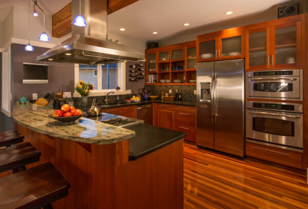 upscale home kitchen interior