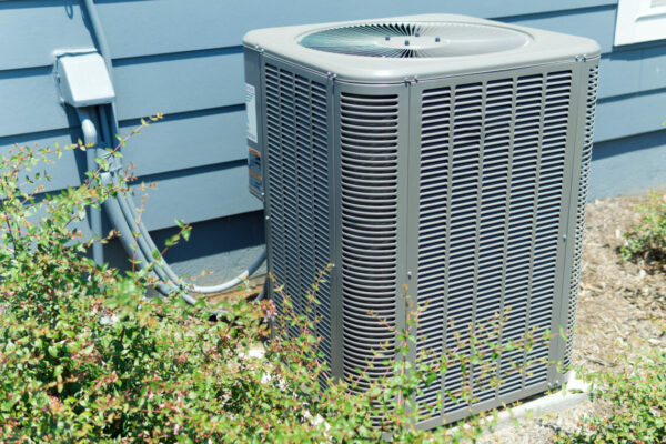 A/C unit outside a residential house