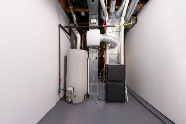 A home high efficiency furnace