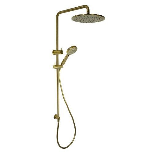 Akemi 250mm Combination Shower Modern Brass