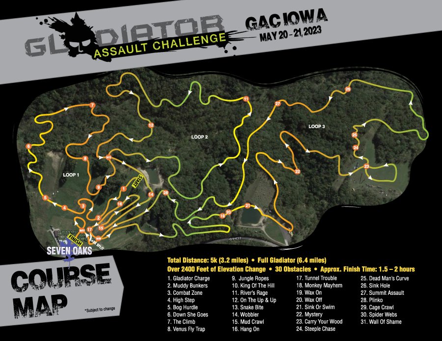 2023 GAC Iowa Map