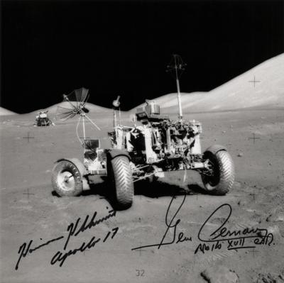 Lot #6368 Gene Cernan and Harrison Schmitt Signed