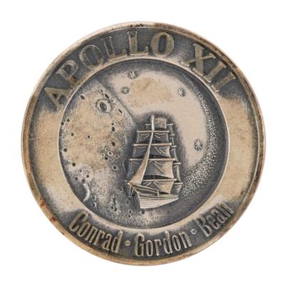 Lot #6172 Apollo 12 Flown Robbins Medallion - From