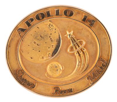 Lot #6275 Apollo 14 Flown 14K Gold Robbins