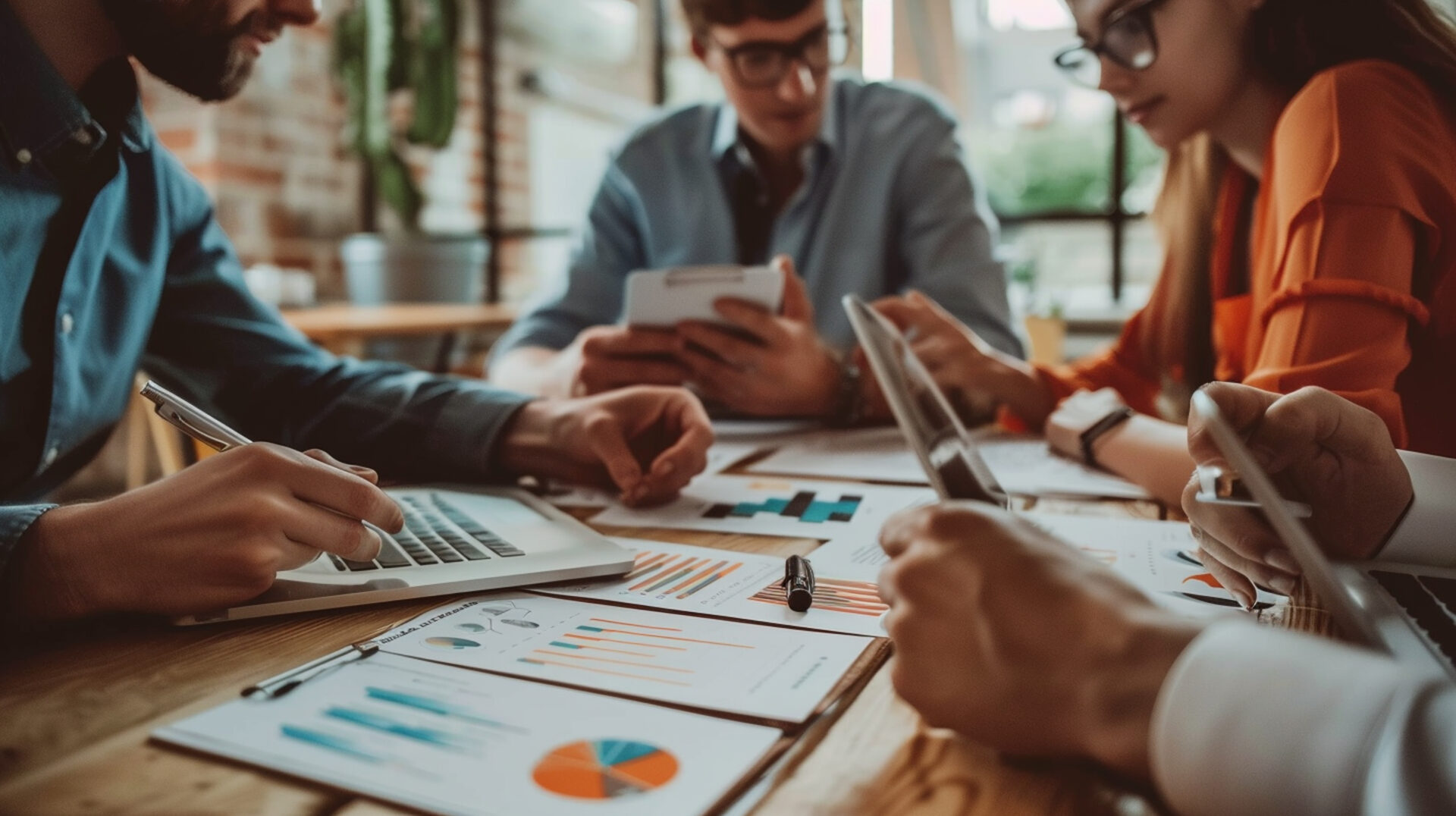 An image of a group of investors participating in a due diligence meeting to evaluate the financial health and potential risks of an investment opportunity