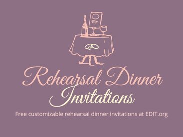 Free Rehearsal Dinner Invitation Templates