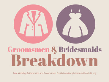 Free Bridesmaid Info Card Templates