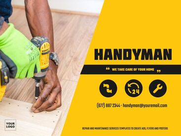 Editable Home Repair Services Templates