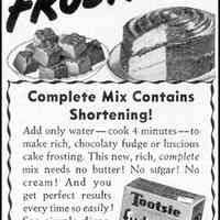 Ad, magazine: Tootsie Fudge