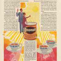 Ad, Cocomalt: New energy .. for these "low vitality" days. By R.B. Davis Co, Hoboken; in Good Housekeeping, March 1930.