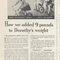 Ad, Cocomalt: How we added 9 pounds to Dorothy