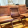 Folding theater seat from Burton Hall(1901)