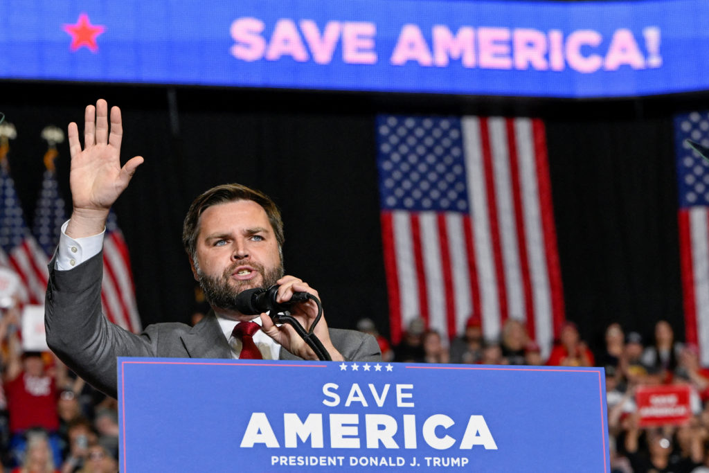 FILE PHOTO: Donald Trump holds rally in Ohio