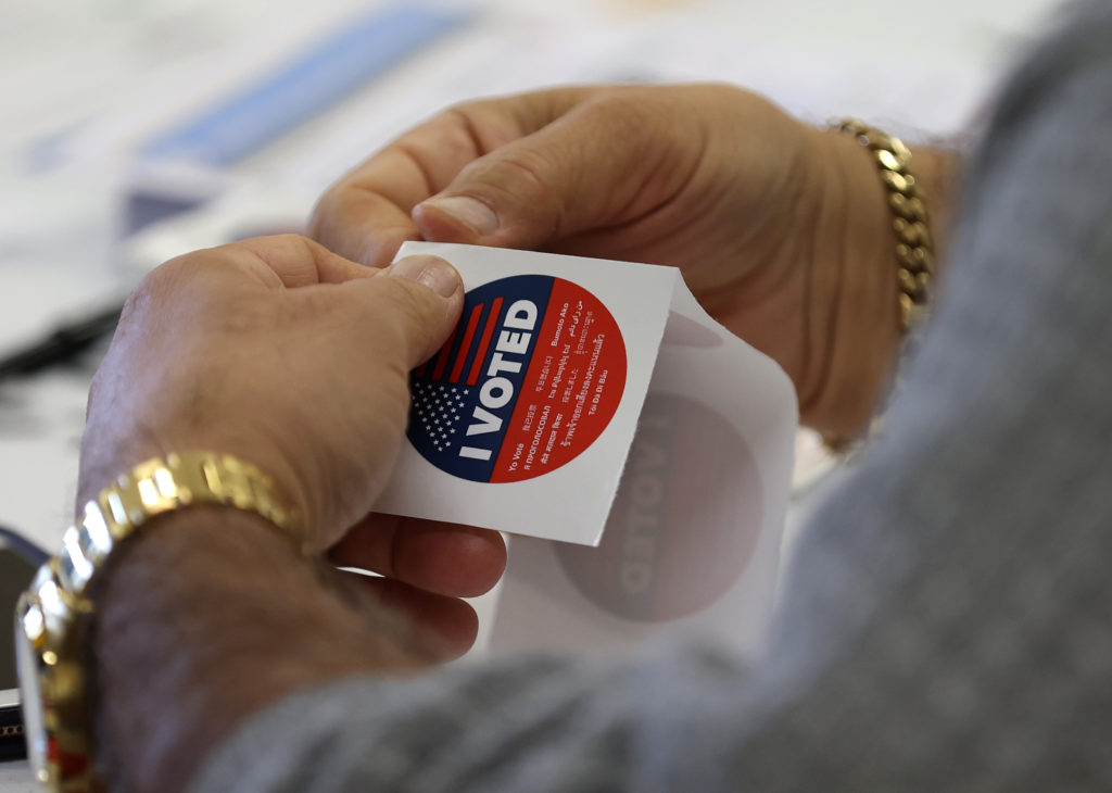 Voters Cast Ballots In States Across The Nation On Super Tuesday