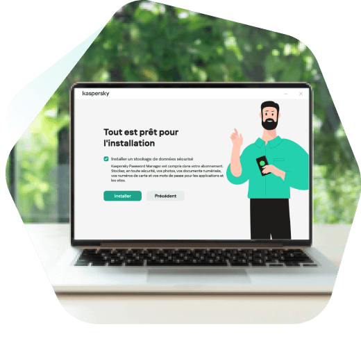 Kaspersky s'installe facilement