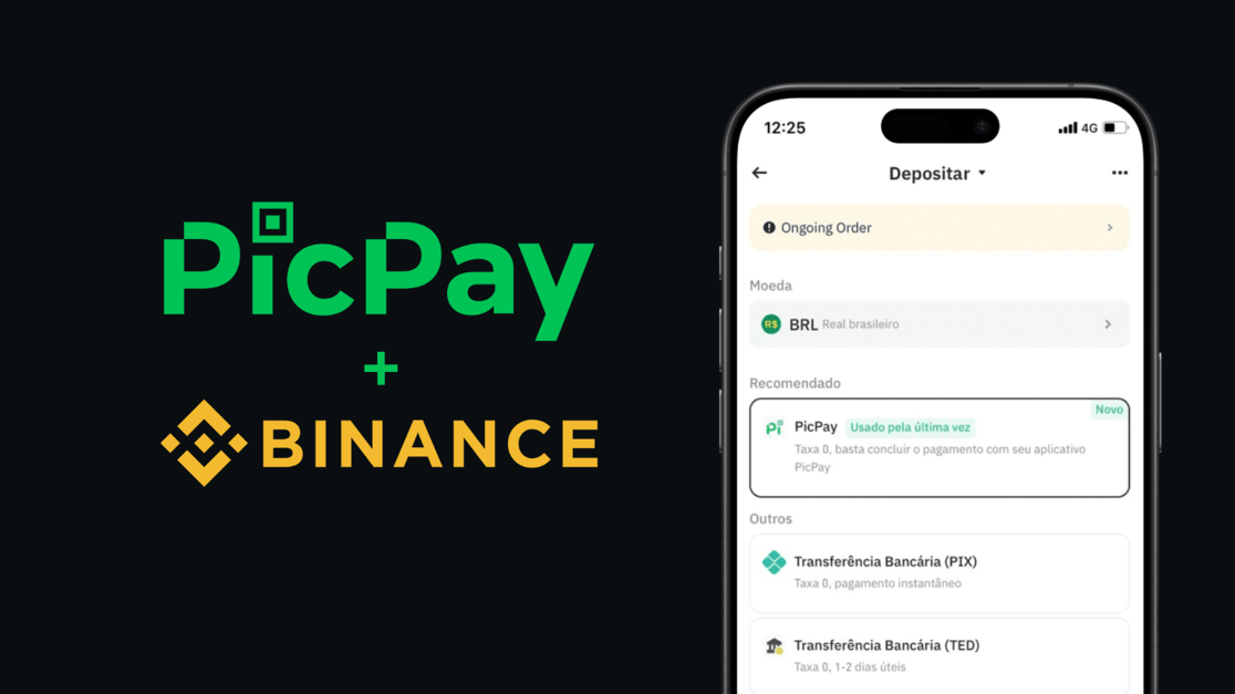 PicPay agora permite depósitos na Binance