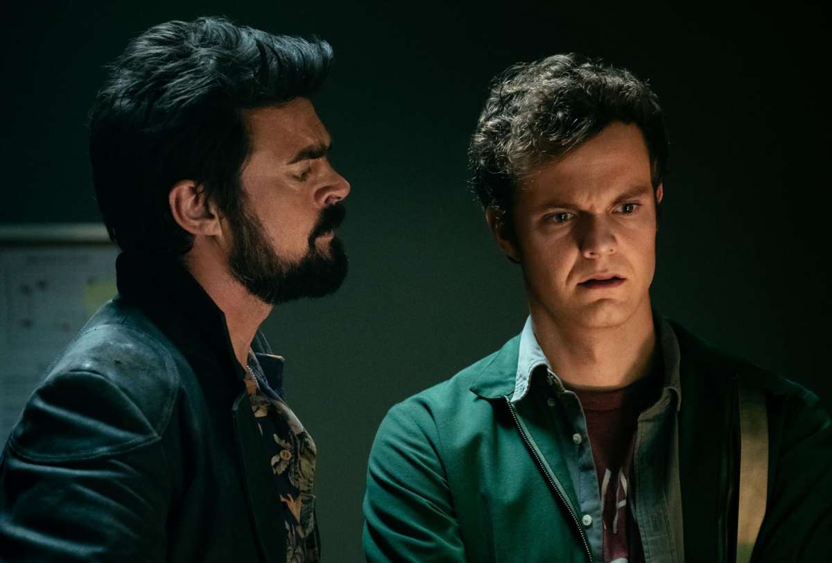 Karl Urban and Jack Quaid in a still from 'The Boys' (@primevideo)