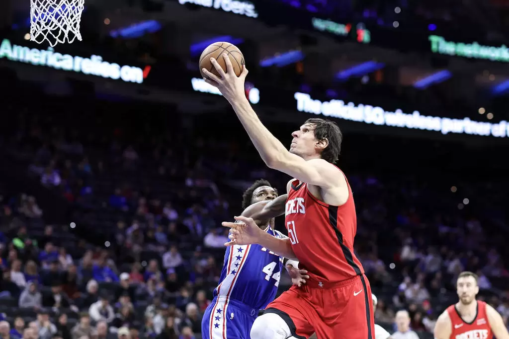 NBA「巨神兵」博班（Boban Marjanović）新賽季將轉戰歐洲聯賽。法新社