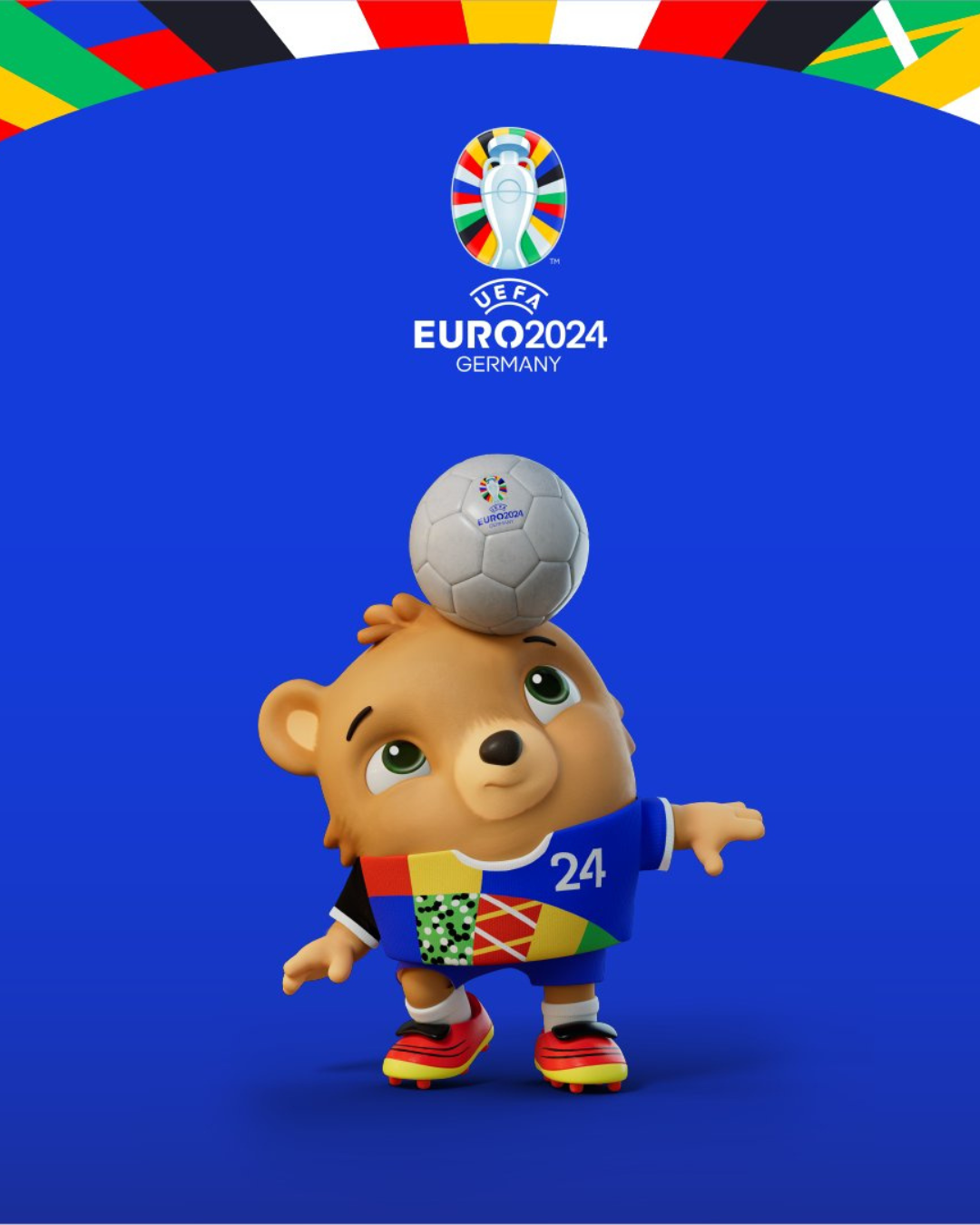 The EURO 2024 mascot is a bear