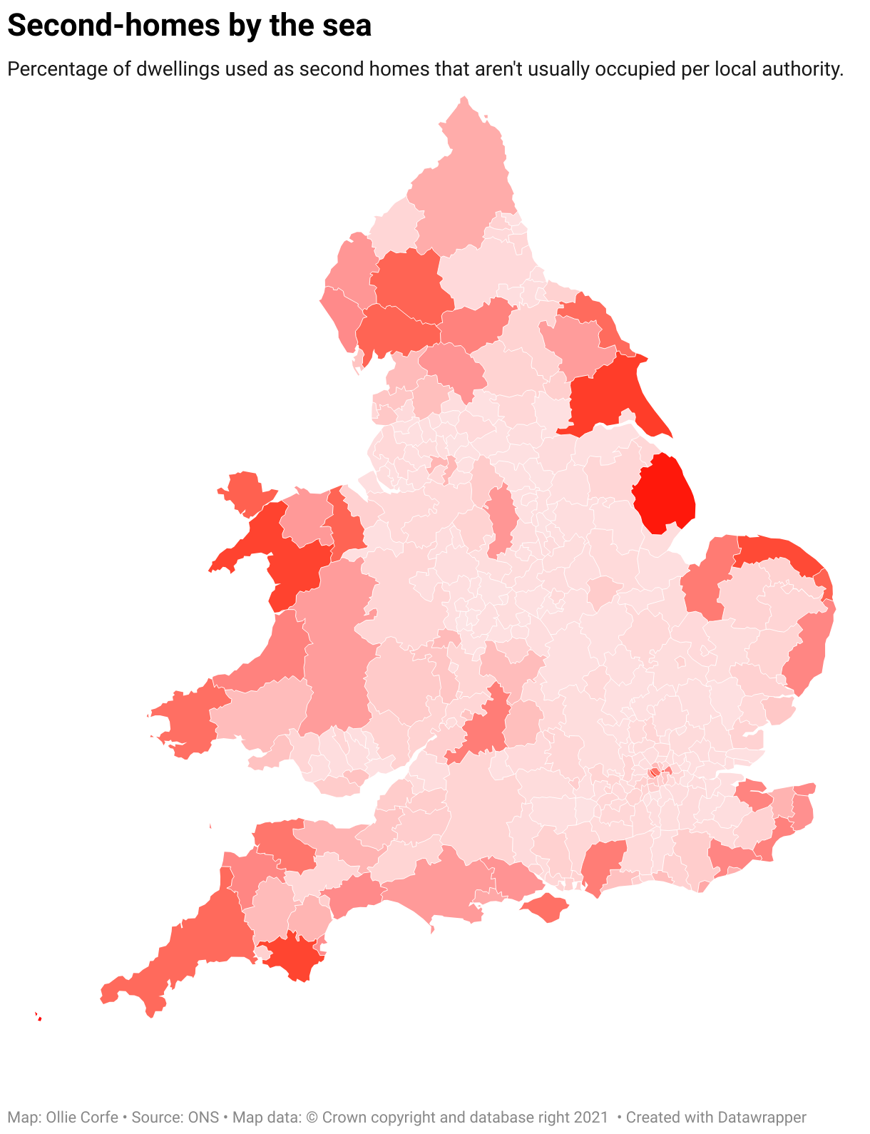 Second homes in Britain.