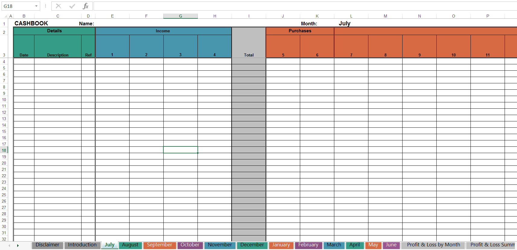 Simple Cash Book Spreadsheet Intended For Free Cashbook Online Tax Solutions