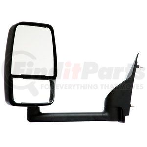 714483 by VELVAC - 2020 Standard Door Mirror - Black, 96" Body Width, 14.50" Arm, Standard Head, Driver Side