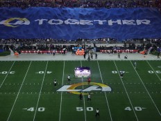 LA Rams Win Wild Card Game And Pay Tribute To First Responders & Fire Victims: “We Will Rebuild L.A. Hand In Hand, Together”