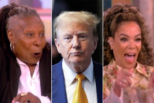 'The View's Whoopi Goldberg And Sunny Hostin Can't Contain Their Glee At The Thought Of Trump In Rikers: "Put Him In The Clink!"