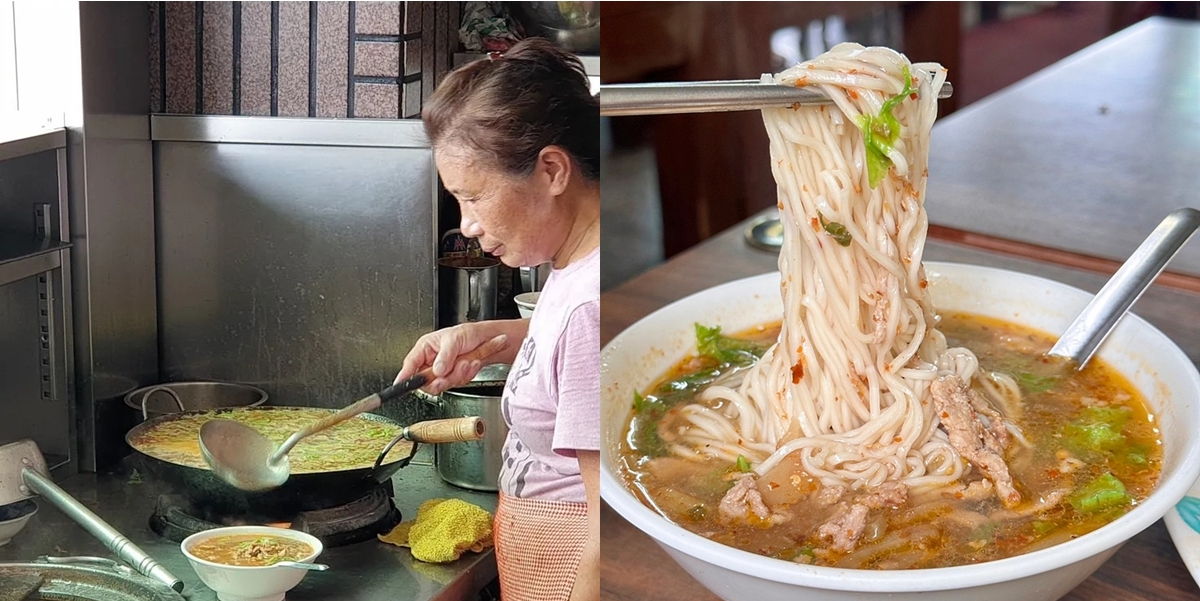 【台南美食】仁德忠味麵館！早上七點就營業現炒榨菜肉絲麵，仁德必吃麵店非它莫屬~