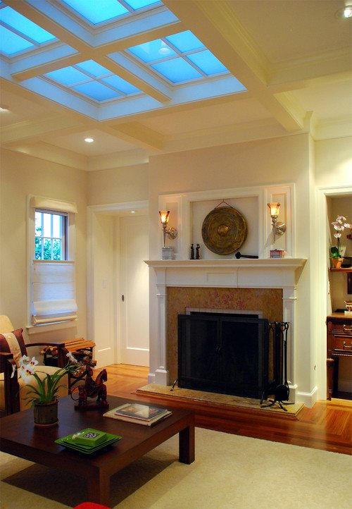 Skylights Living Room Ceiling