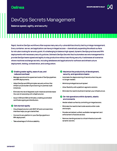 DevOps Secrets Vault