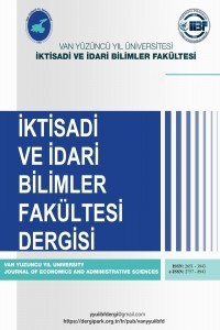 Van Yüzüncü Yıl Üniversitesi İktisadi ve İdari Bilimler Fakültesi Dergisi Kapak resmi