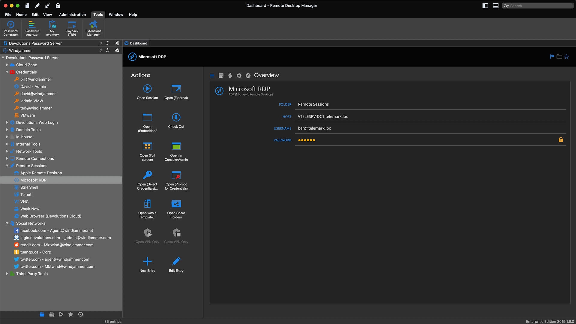 Easily manage all your remote connections