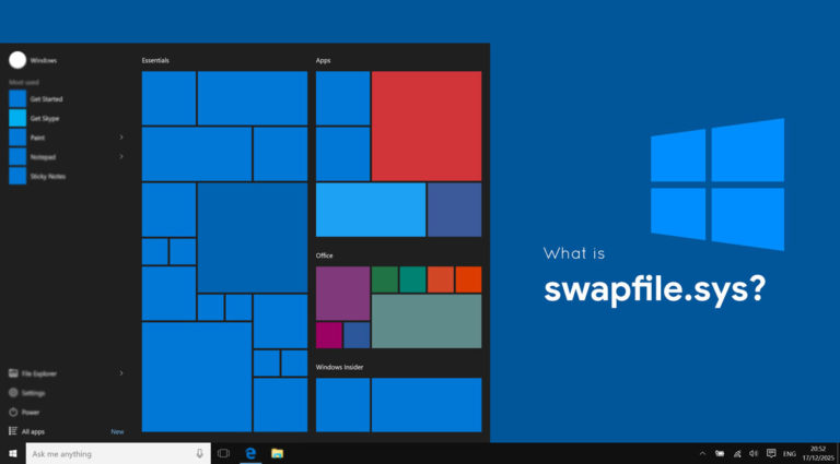 What is Swapfile.sys & Can I delete it in Windows 10?