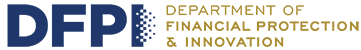 The Department of Financial Protection and Innovation (DFPI) logo