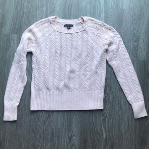 ✨3/$10✨ AEO light pink knit sweater