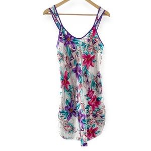 Adonna vintage floral slip dress or nightie, size small