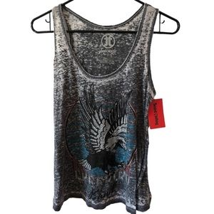 Teeology Women’s Tank Top Small Gray