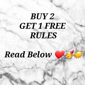 BUY 2 GET 1 FREE RULES & HOW TO