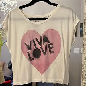 EUC Teeology limited edition luxury “VIVA LOVE” tee