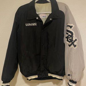 Vintage White Sox Bomber Jacket