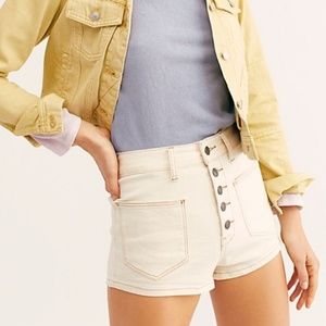 Free People Bridgette Denim Shorts