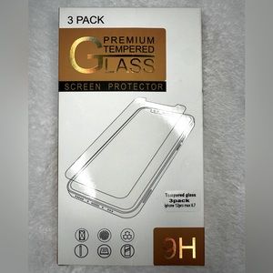 📱$5 when bundled- 2 Pack IPhone Screen Protector *2PACK*IPhone 12 PROMAX