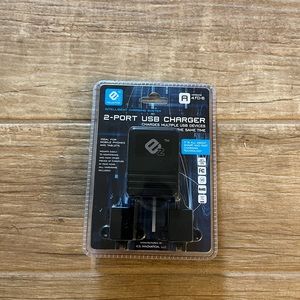 EZ Collection 2-Port USB Charger