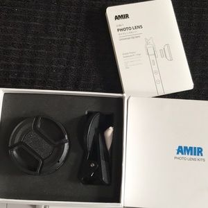 NIB Amir 2 in 1 Photo Lens kit. Micro Lens, Super Wide Angle