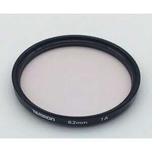 Tamron 62mm 1A Skylight Vintage Filter Made in Japan Screw On Black Rim