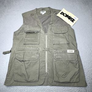 Domke Vest Men Extra Large PhoTOGS Photo Clear Cargo Safari Mesh Khaki Quilt NEW