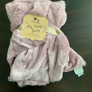 Adirondack Girls Muave Pink Baby Blanket NEW-without tags